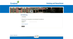 Desktop Screenshot of landkreis-emsland.ratsinfomanagement.net